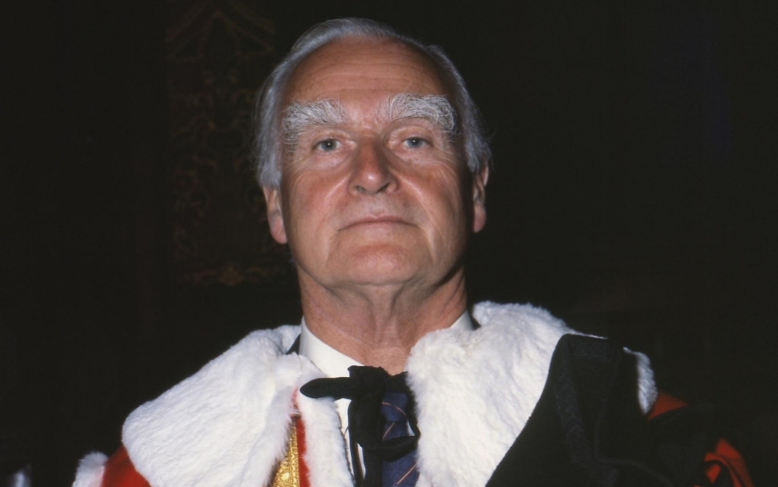 BARON GRIFFITHS OF GOVILON QC In the County of Gwent (Rt Hon Sir William Hugh Griffiths) Life Peer A Lord of Appeal in Ordinary In robes for his Introduction in the House of Lords COMPULSORY CREDIT: UPPA/Photoshot Photo CGL 195485 06.06.1985